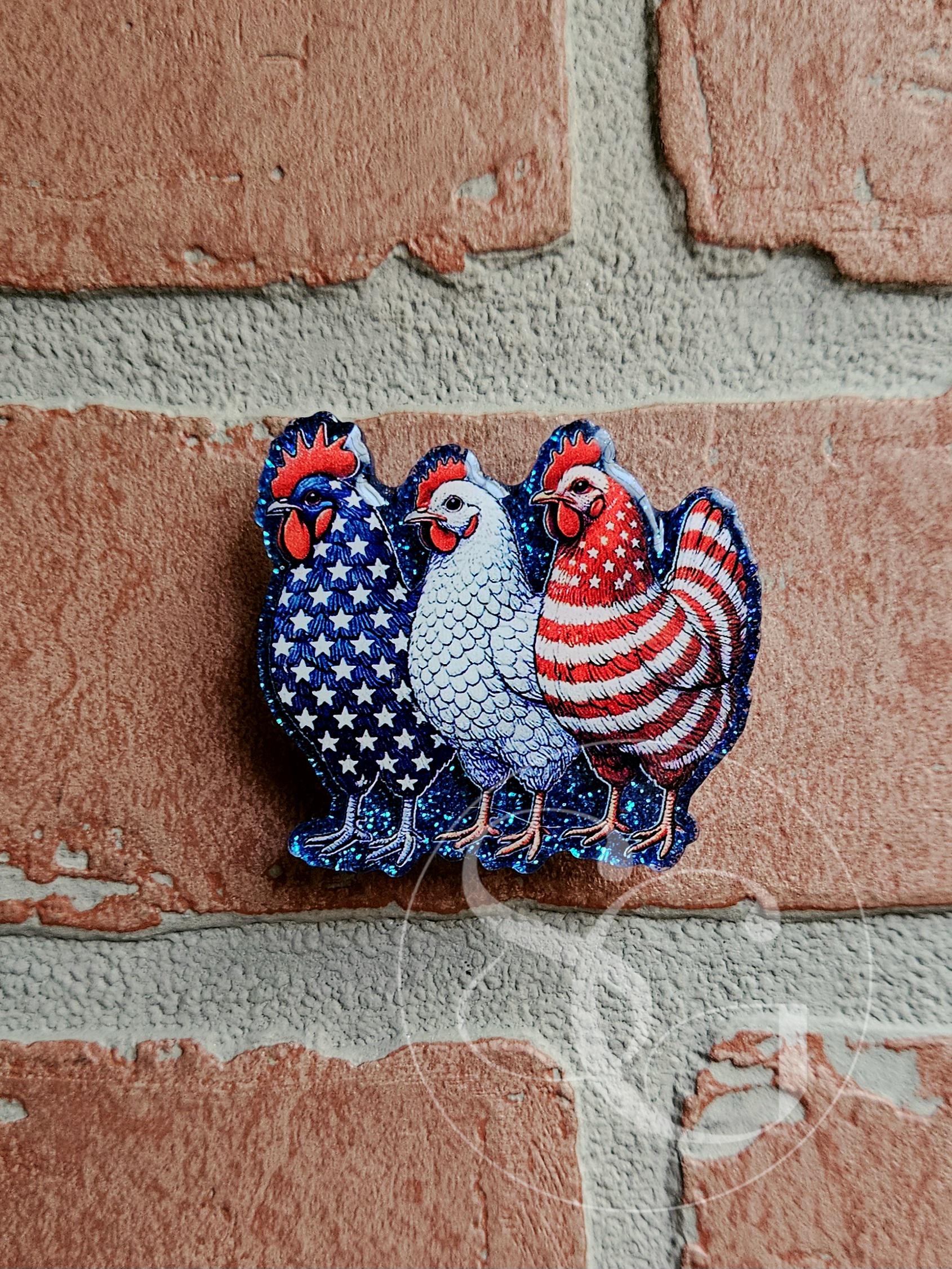Patriotic Chickens