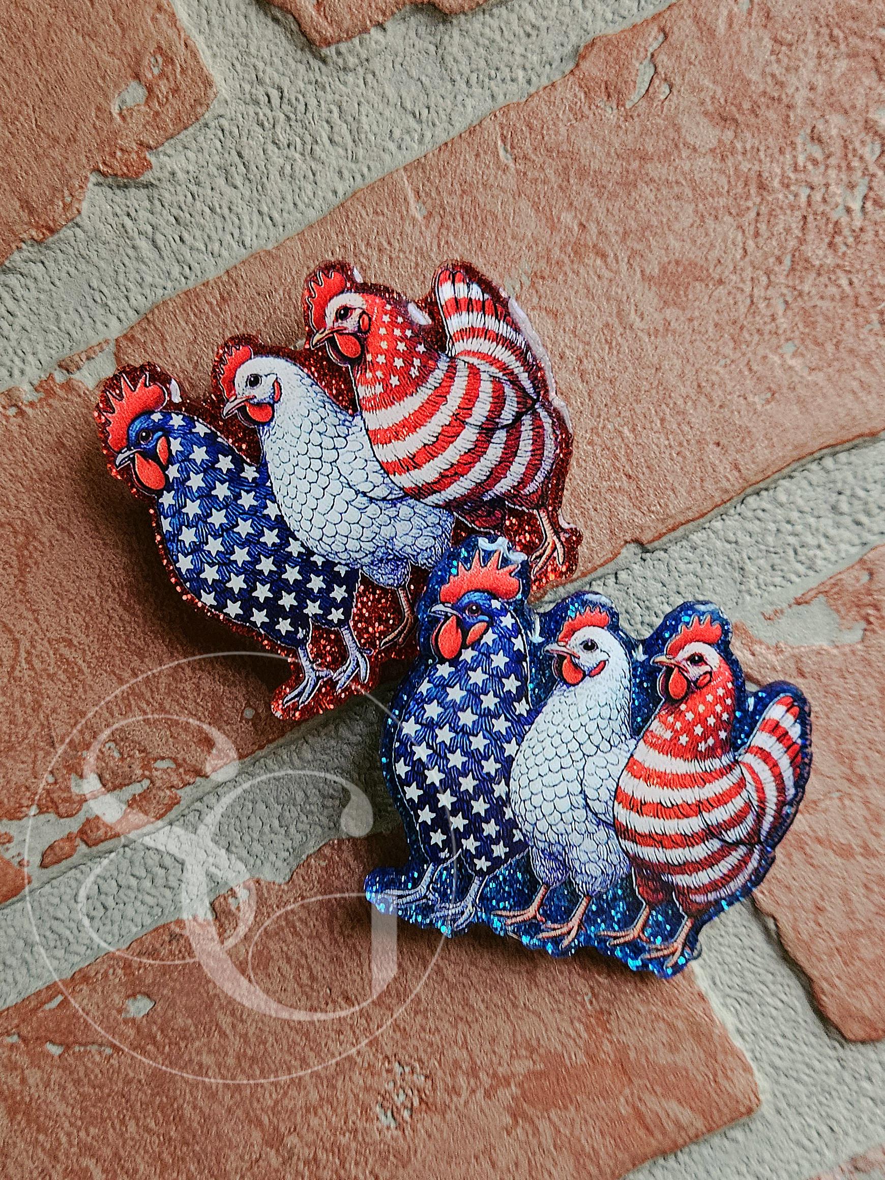 Patriotic Chickens